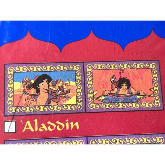 Disney Vintage Aladdin Standard Pillowcase New In Package - Picture 3 of 3